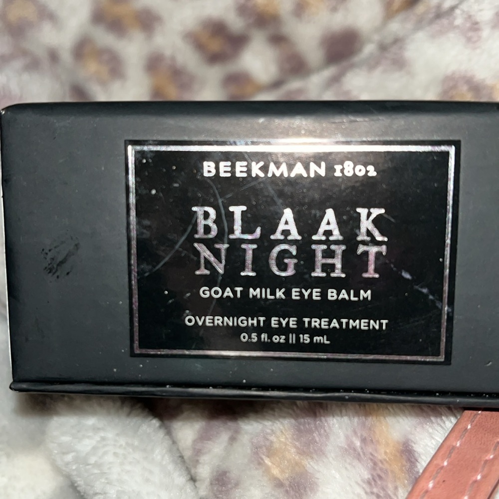 BEEKMAN 1802 Goat milk eye balm NEW IN BOX 0.5 oz